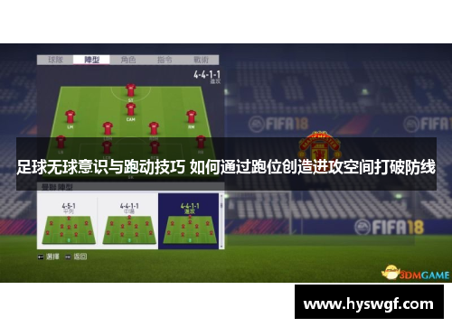 足球无球意识与跑动技巧 如何通过跑位创造进攻空间打破防线
